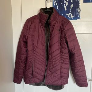 Reversible North Face puffer
